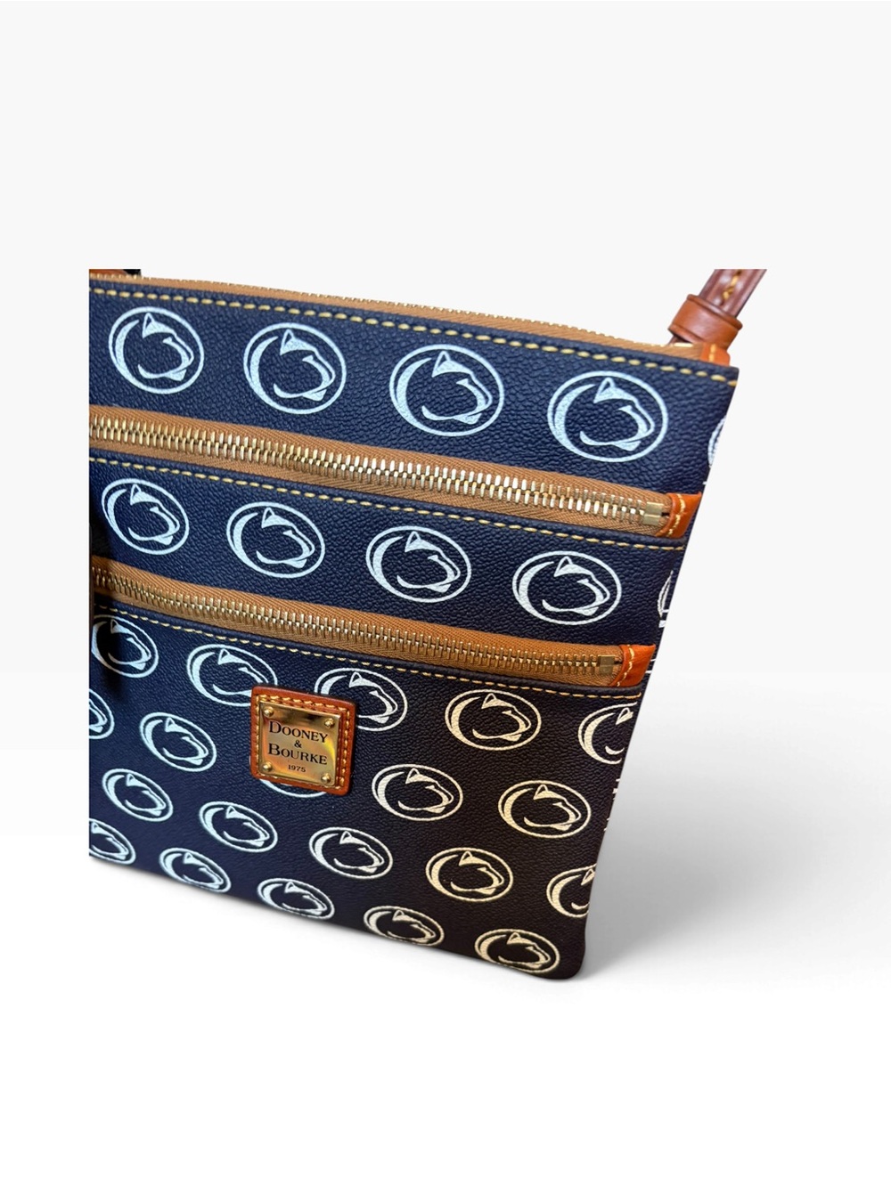 Dooney & Bourke Navy & White Penn State Nittany Lion Crossbody Bag - Picture 2 of 10